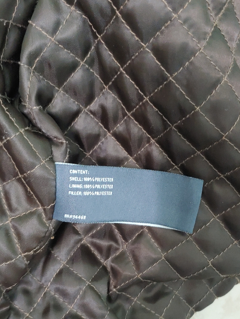 Perry Ellis Microsuede Brown Bomber Jacket Men's Size 3X - Picture 6 of 6